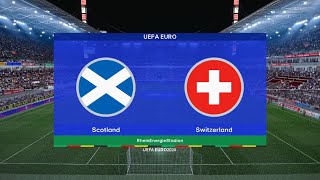 SZKOCJA  SZWAJCARIA EURO 2024  SYMULACJA [upl. by Ainer]