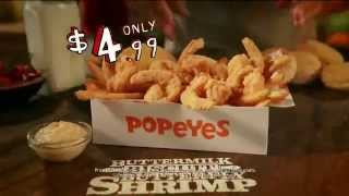 TV Spot  Popeyes Buttermilk Biscuit Butterfly Shrimp  Amazing Flavors  Louisiana Fast [upl. by Huskey]