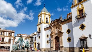 Plaza Del Socorro Ronda Province of Málaga Andalusia Spain Europe [upl. by Button]