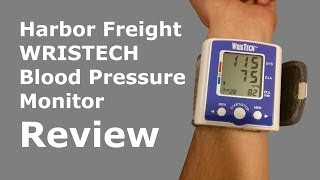 Harbor Freight Blood Pressure Monitor Review [upl. by Letrice936]