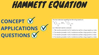 Hammett Equation  Application and Questions  Gate Chemistry [upl. by Sansen]