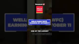 Wells Fargo reports earnings October 11 wellsfargo wfc earningsreport [upl. by Nerdna]