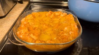 The Best Krispy Kreme Doughnut Peach ￼ Cobbler Recipe You Will Ever Need Make In Minutes [upl. by Ideih522]