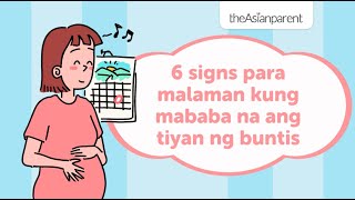 6 signs para malaman kung mababa na ang tiyan ng buntis  theAsianparent Philippines [upl. by Hennebery]