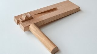 Wooden Ratchet Noisemaker [upl. by Seagraves]