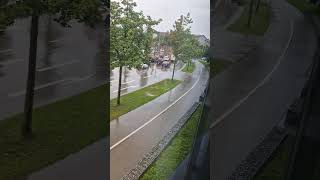 Regen in Germany Augsburg shortvideo subscribe videos [upl. by Idoj]