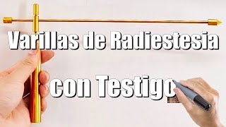 Varillas de Radiestesia con Testigo [upl. by Anitnas]