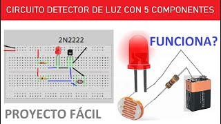 Luz automatica nocturna fácil de hacer [upl. by Rufena185]