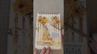 1분 다꾸 🍂가을에 초입에서 at the beginning of autumn scrapbooking papertherapy journal 다꾸 shorts [upl. by Bridges191]