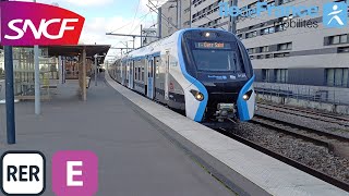 RER E  Z58000  RER NG  Haussmann SaintLazare  Noisy le Sec [upl. by Nyrek]