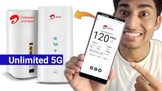 Airtel Xstream AirFiber Installation Price amp Speed ⚡⚡ Airtel Airfiber Connection [upl. by Ahsiemak74]