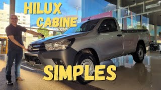 TOYOTA HILUX CABINE SIMPLES ÓTIMA PARA O TRABALHDO PESADO [upl. by Yart]