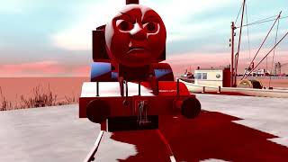 TRAINZ RAILROAD SIMULATOR  MEET ANGRY THOMAS THE RED SKY  NEVER ENDING CRASH DISASTER TRAINZ RIDE [upl. by Dielle]