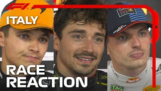 Drivers Reaction After the Race  2024 Italian Grand Prix [upl. by Bland]