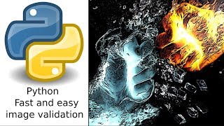 Easy Image validation with Python  valid image blank or pattern [upl. by Beverle]