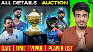 IPL 2025 Auction  ANDERSON aaya h 😯🤯 Mega Auction Date Time Venue Players List  Full Details [upl. by Barbra298]