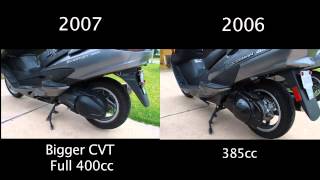 Difference between 2006 and 2007 Suzuki Burgman 400s  MicBergsma [upl. by Lathrope]