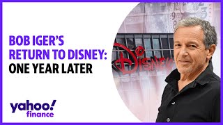 Disney CEO Bob Igers report card one year back into the job [upl. by Nwadahs10]