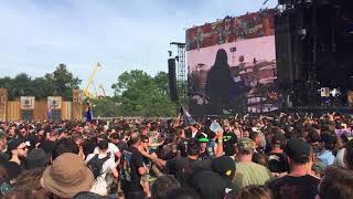 Hellfest 2018  Arch Enemy wall of death [upl. by Wivina]