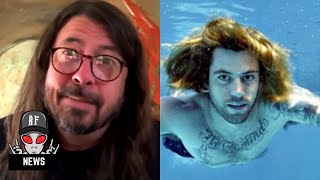 Dave Grohl Roasts Man On NIRVANA Nevermind Cover For Suing The Band [upl. by Adnuahsar637]