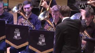 Deep Blue Nearer My God To Thee  University of Manchester at UniBrass 2016 [upl. by Yelsiap262]