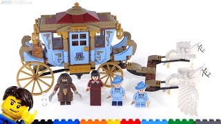 LEGO Harry Potter Beauxbatons Carriage Arrival at Hogwarts review 75958 [upl. by Latoye]