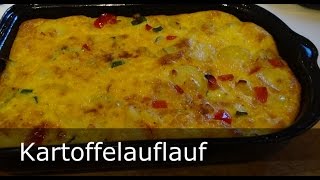 Kartoffelauflauf mit Zucchini und Paprika  extrem lecker [upl. by Nissa]