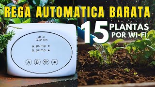 Kit de Rega Automática WiFi para Até 15 Plantas O Mais Barato  Automatização Grower  AliExpress [upl. by Leruj22]