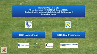 MKS Janowianka  MKS Stal Poniatowa [upl. by Flanigan652]