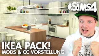 Die Sims 4 IKEA Pack 😍 Möbel und CC Objekte als kostenloser Download [upl. by Ozmo]