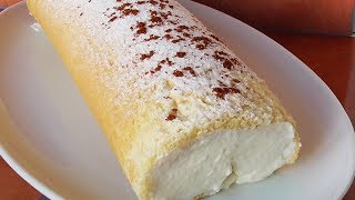 BRAZO DE GITANO RELLENO DE NATA [upl. by Arihsak]