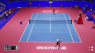 Montpellier Open 2024 Final Live  Alexander Bublik vs Borna Coric  ATP 250  AO Tennis 2  Part 1 [upl. by Deppy]