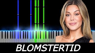 Blomstertid  Bianca Ingrosso  Piano Tutorial [upl. by Imoyik]