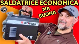 La saldatrice a elettrodo per tutti Facile potente e economica Decapower ECOARC 160 HANDYARC 120 [upl. by Ociredef919]