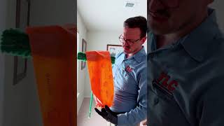 Duct cleaning tape method DuctCleaning HVAC TLCPlumbing HVACTech TapeGuys AirConditioning ABQ [upl. by Bassett]