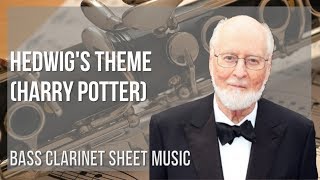 Bass Clarinet Sheet Music How to play Hedwigs Theme Harry Potter by John Williams [upl. by Maxey]