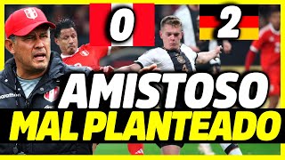 EL PEOR PARTIDO DE REYNOSO 20  GALLESE SALVÓ LA GOLEADA  ANÁLISIS PERÚ VS ALEMANIA [upl. by Mireille]