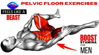 Pelvic Floor Exercises For Men  Pilates For Pelvic Floor Strengthening  Pelvic Floor Muscles [upl. by Guinn]