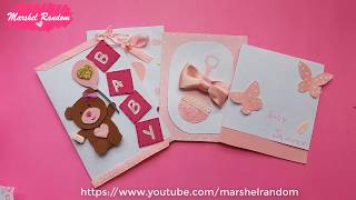 COMO HACER INVITACIONES BABY SHOWER 🎀DIY MANUALIDADES🌸 [upl. by Trabue]