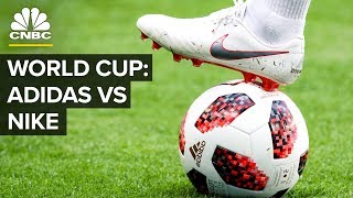 The 2018 FIFA World Cup Nike And Adidas Face Off [upl. by Nossaj]