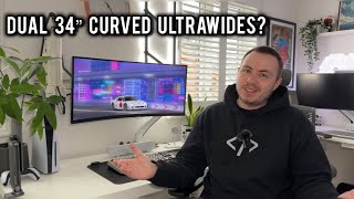 Dual 34quot Curved Ultrawides A setup change [upl. by Anilak504]