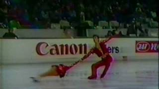 Review of the Pairs Event  1987 European Figure Skating Championships [upl. by Liggitt227]