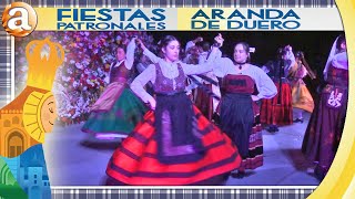 DANZAS de la ESCUELA DE FOLKLORE tras la ofrenda de flores  FIESTAS DE ARANDA 14 09 2024 [upl. by Saundra]