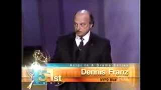 Dennis Franz wins 1999 Emmy Award for Lead Actor in a Drama Series [upl. by Selwin]