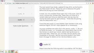 TranscribeMe audio test answer  April 2019 [upl. by Aiekan]