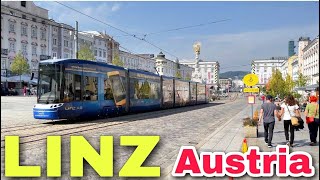 Linz Austria visiting in September 4K UHD [upl. by Srevart]