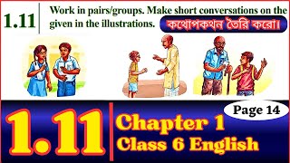 Class 6 English  Chapter 111  Talking to People  Class Six English Page 14 [upl. by Anitsrihc]