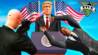 Protegiendo al PRESIDENTE 😱 de GTA 5 de ser Asesinado Grand Theft Auto V 2024 [upl. by Kari]