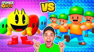 SKINS PACMAN vs MRSTUMBLE BATALLA FINAL en STUMBLE GUYS 😱 [upl. by Stricklan]