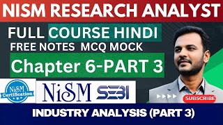 🔴 RESEARCH ANALYST  CHAPTER 6  Part 3 33  NISM  SEBI  FULL COURSE HINDI  SERIES  XV 2024 [upl. by Schnabel]